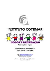 Apostila de Recreação e Jogos