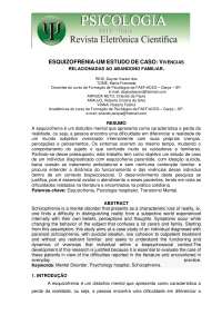 Esquizofrenia: Um estudo de caso