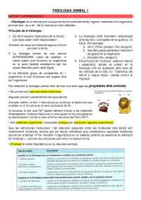 APUNTES FISIOLOGIA ANIMAL PARTE 1 - Docsity