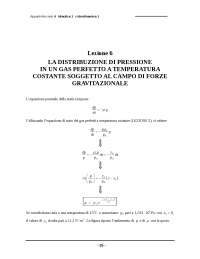 Appunti su Idraulica 1 e Idrodinamica 1: Lez. 6 e 7 - Pressione e Interfaccia