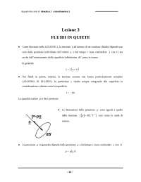 Appunti di idraulica e idrodinamica, Fluidi in quiete