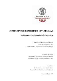 Compactação de misturas betuminosas