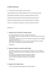 Examen de Fisiología del corazón