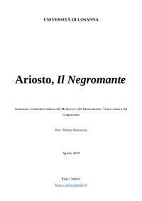 Ludovico Ariosto - Negromante