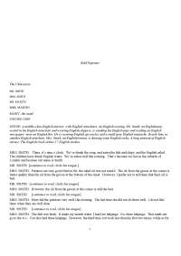 the bald soprano - ionesco, E