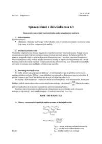 Oznaczenie zawartości wodorotlenku sodu w roztworze wodnym