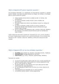 ejercicios diseño bbdd