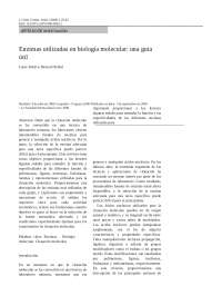 Enzimas Utilizadas en Biología Molecular: Una Guía Completa