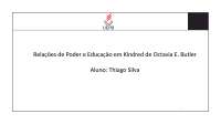 Relações de Poder e Educação em Kindred de Octavia E. Butler
