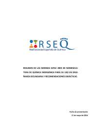 Nomenclatura química | Apuntes de Química - Docsity