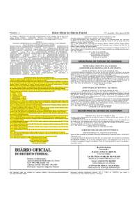 Decreto de aumento do valor de passagens - Distrito Federal/2020