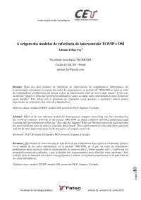 A Origem dos Modelos de Referência de Interconexão TCP/IP e OSI: Uma Análise Comparativa