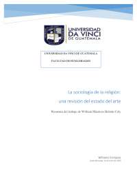 La sociología de la religión
