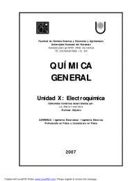 Fundamentos de la Electroquímica