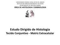 Estudo Dirigido de Histologia: Tecido Conjuntivo - Matriz Extracelular