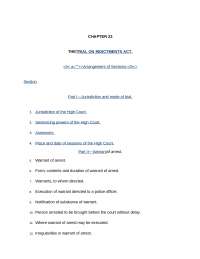 Trial Indictment Act of the Republic of Uganda