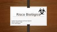 Risco Biológico é o tipo de ameaça que pode apresentar.