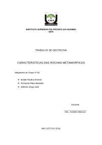 MECANICA DAS Rochas Metamórficas