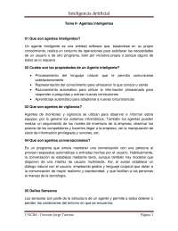 Agentes Inteligentes: Introducción a la Inteligencia Artificial