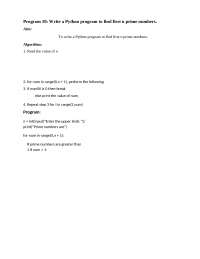 Finding Prime Numbers in Python: A Step-by-Step Guide