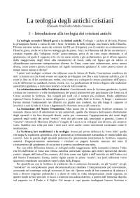 Bignami Teologia Antichi Cristiani
