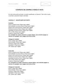 Contrato de Compra e venda a vista