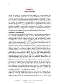 Atéismo - Gordon Clark