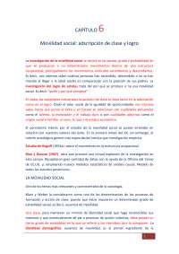 Movilidad social: adscripción de clase y logro