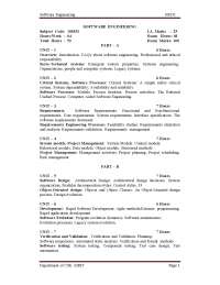 Software engineering - Docsity