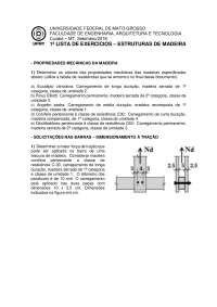EXERCICIOS DE MADEIRA