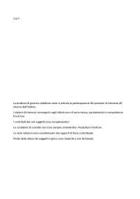La struttura di governo