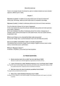 EU Trade for development
