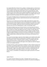 resumen de Los Ensayos deMntaigne