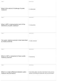 Basics of Public Relations: Definitions & Differences from Advertising & Journalism