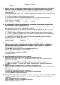 avaliação para agricultura