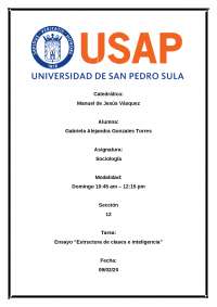Estructuras de clases e inteligencia