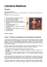 La Prosa de los Siglos XIII y XIV: Un Análisis de la Literatura Medieval Española