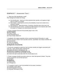BSBPMG516 Assessment Task 1