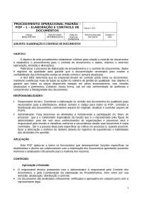 procedimento operacional padrão