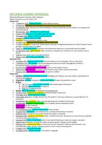 Cronologia della seconda guerra mondiale Docsity
