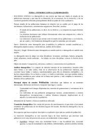 Apuntes demografía profesor Alberto Sanz
