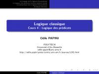 logique des prédicat