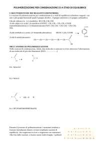 Polimerizzazione per condensazione Docsity