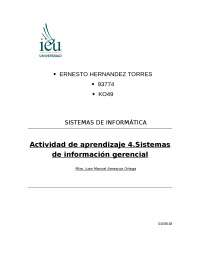 ACTIVIDAD 4 ANÁLISIS DE SISTEMAS
