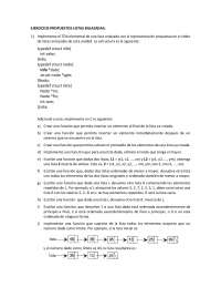 Ejercicios Propuestos Listas Enlazadas