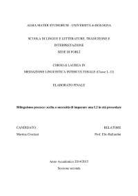Bilinguismo infantile