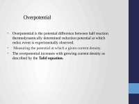 overpotential and battery basics