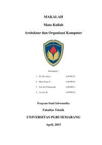 Arsitektur dan organisasi komputer