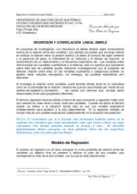 Regresion y correlacion