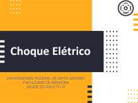 Seminário Choque Elétrico medicina